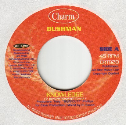 Bushman - Knowledge | Charm (CRT920) - main