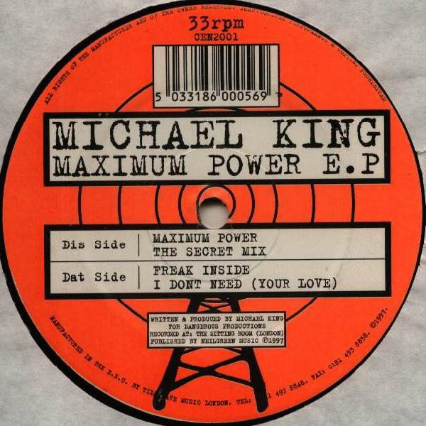 Michael King - Maximum Power E.P | Central Station (CEN2001)