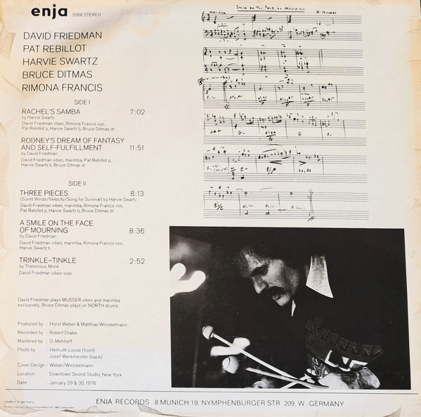 David Friedman - Futures Passed | Enja Records (2068) - 2