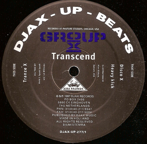 Group X - Transcend | Djax-Up-Beats (DJAX-UP-277) - 2
