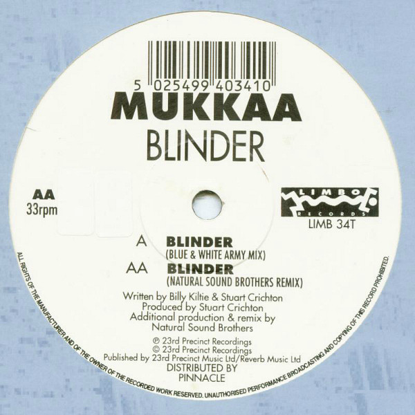 Mukkaa - Blinder | Limbo Records (LIMB 034T)