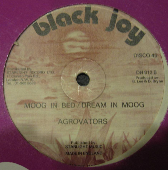 George Agard & Jackie Robinson / The Aggrovators - Diana / Moog In Bed | Black Joy (DH 812) - 3