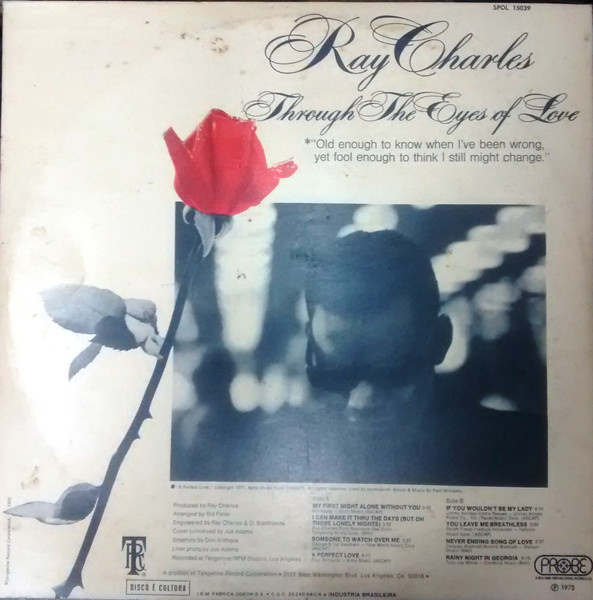Ray Charles - Through The Eyes Of Love | Probe (SPOL-15,039) - 2