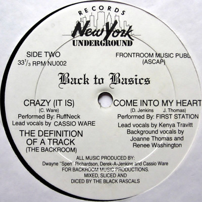 Various - Back To Basics | New York Underground Records (NU002) - 4 Various - Back To Basics | New York Underground Records (NU002) - 4