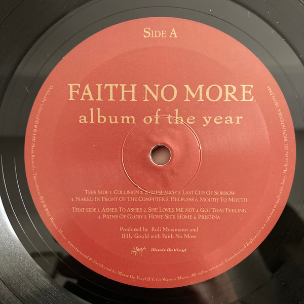 Faith No More - Album Of The Year | Music On Vinyl (MOVLP834) - 2