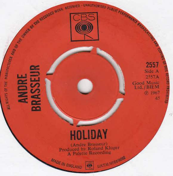 André Brasseur - Holiday / The Kid | CBS (2557) André Brasseur - Holiday / The Kid | CBS (2557)