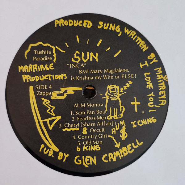 Satya Sai Maitreya Kali - Inca | United Kingdom Of America Records (CF-2964) - 3