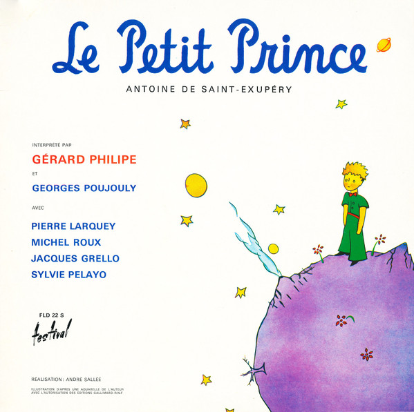 Antoine De Saint-Exupéry - Le Petit Prince | Disques Festival (FLD 22 S) - main Antoine De Saint-Exupéry - Le Petit Prince | Disques Festival (FLD 22 S) - main