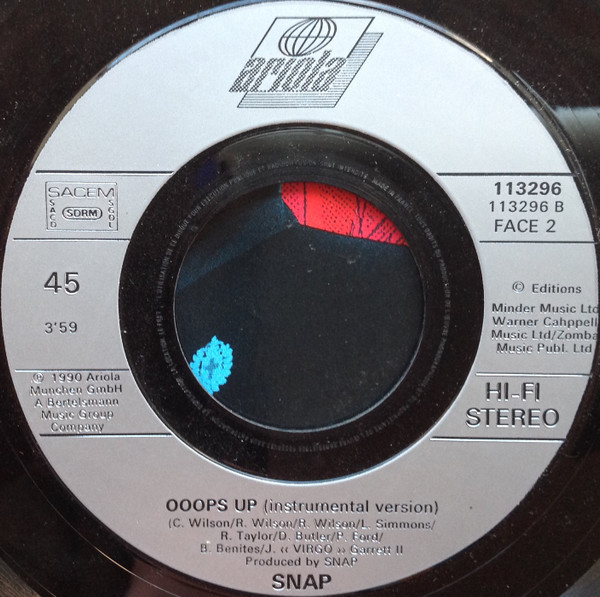 Snap! - Ooops Up | Logic Records (113 296) - 4