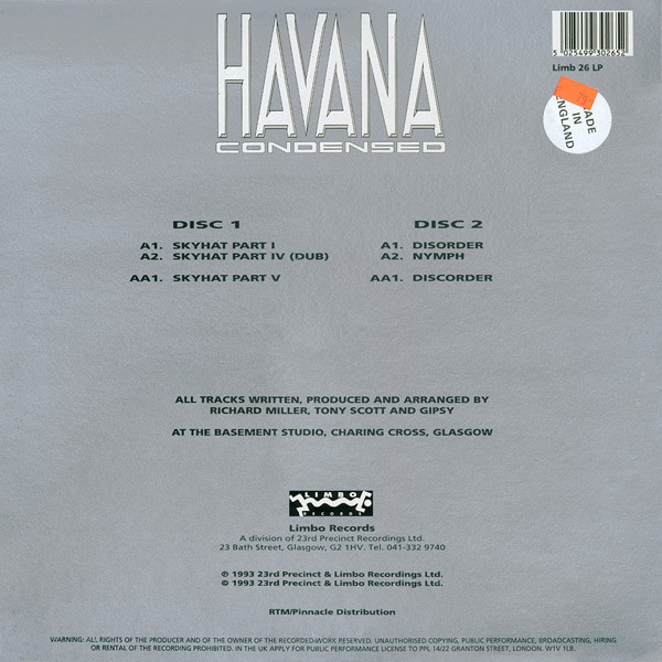 Havana - Condensed | Limbo Records (Limb 26LP) - 2 Havana - Condensed | Limbo Records (Limb 26LP) - 2