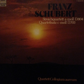 Franz Schubert , Quartett Collegium Aureum - Steichquartett A-moll, D804 Quartettsatz C-moll D703 | Harmonia Mundi (1C 065-99732) - main