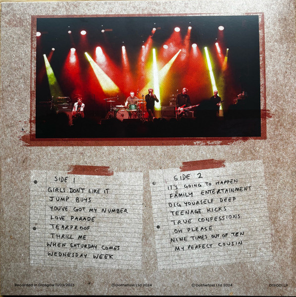 The Undertones - 16 Live Humdingers | Dothefast Limited (DTF001LP) - 2 The Undertones - 16 Live Humdingers | Dothefast Limited (DTF001LP) - 2