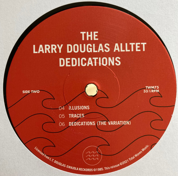 Larry Douglas Alltet - Dedications | Tidal Waves Music (TWM75) - 3 Larry Douglas Alltet - Dedications | Tidal Waves Music (TWM75) - 3