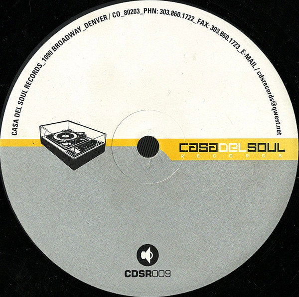 DJ Sensé - Urban Rituals EP | Casa Del Soul Records (CDSR009) - 2