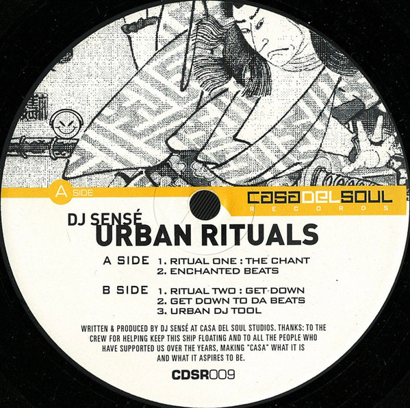 DJ Sensé - Urban Rituals EP | Casa Del Soul Records (CDSR009) - main