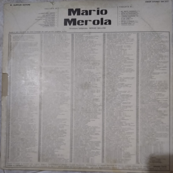 Mario Merola - Mario Merola | Joker (SM 3437)