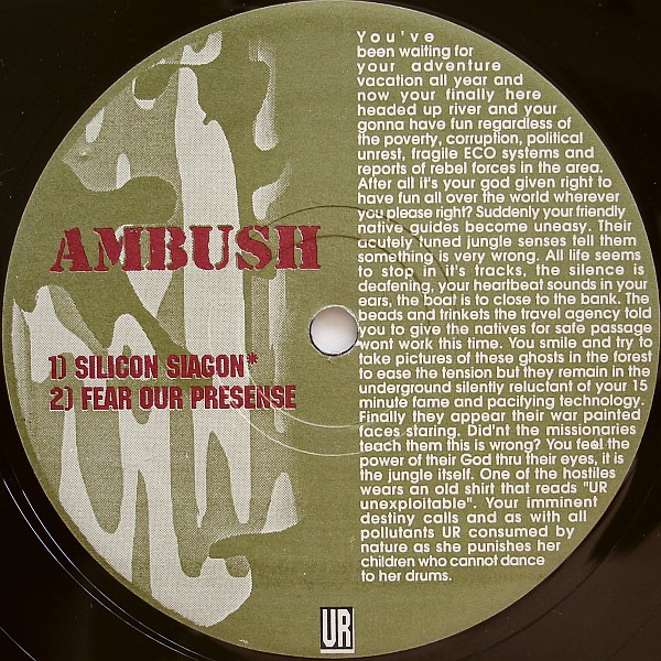 The Hostile - Ambush | Underground Resistance (UR-040) - 3