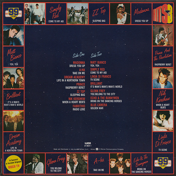 Various - Hits 3 - The Album | WEA (24 0834-1) - 2