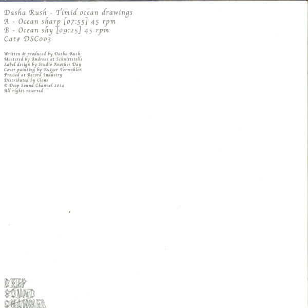 Dasha Rush - Timid Ocean Drawings | Deep Sound Channel (DSC003) - 2
