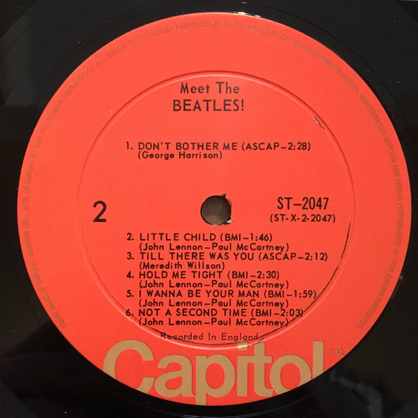 The Beatles - Meet The Beatles! | Capitol Records (ST 2047) - 4