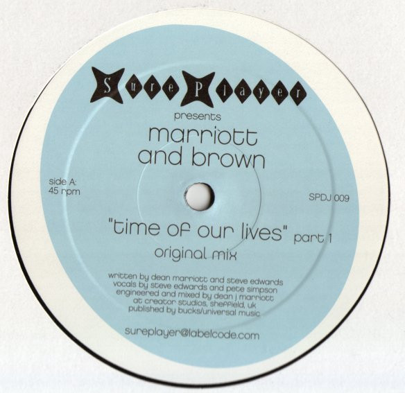 Marriott And Brown - Time Of Our Lives (Part 1) | Sure Player (SPDJ 009)