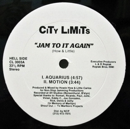 How & Little - Jam To It Again | City Limits (CL 3003) - main