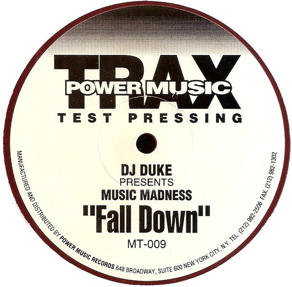 DJ Duke Presents Music Madness - Fall Down | Power Music Trax (MT-009) DJ Duke Presents Music Madness - Fall Down | Power Music Trax (MT-009)