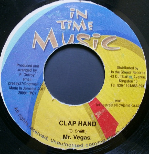 Mr. Vegas - Clap Hand | In Time Music (none)