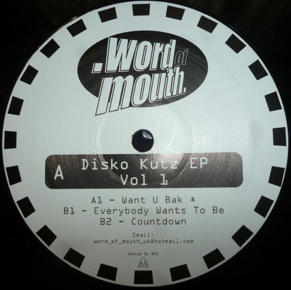 Word Of Mouth - Disko Kutz EP | Word Of Mouth (Audiowhores) (WOM 01) - main