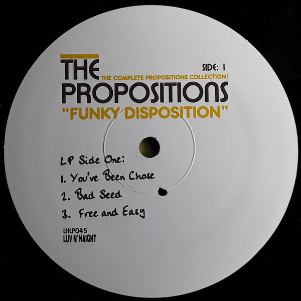 The Propositions - Funky Disposition (The Complete Propositions Collection!) | Luv N' Haight (LHLP045) - 3