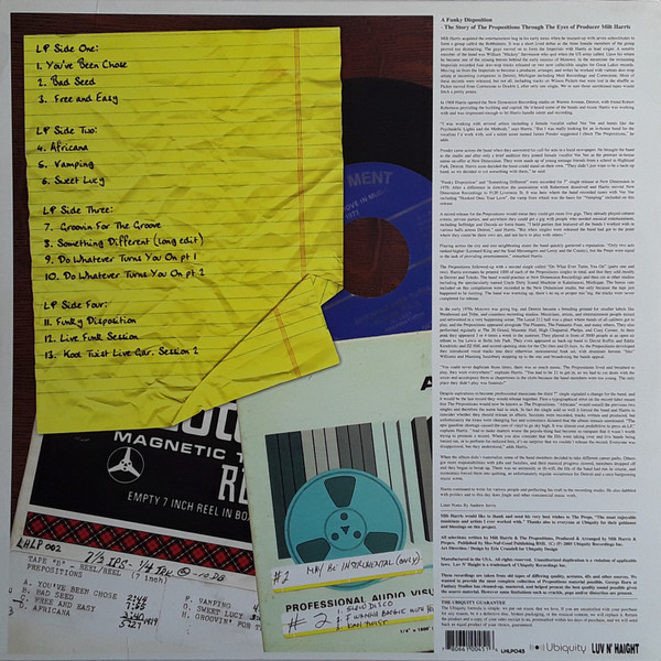 The Propositions - Funky Disposition (The Complete Propositions Collection!) | Luv N' Haight (LHLP045) - 2