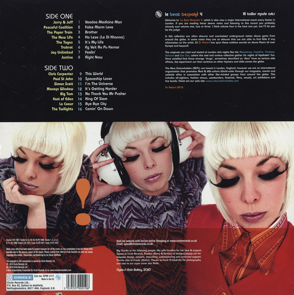 Various - Le Beat Bespoké 4 (16 Tailor Made Cuts) | Circle Records (CPW L111) - 2