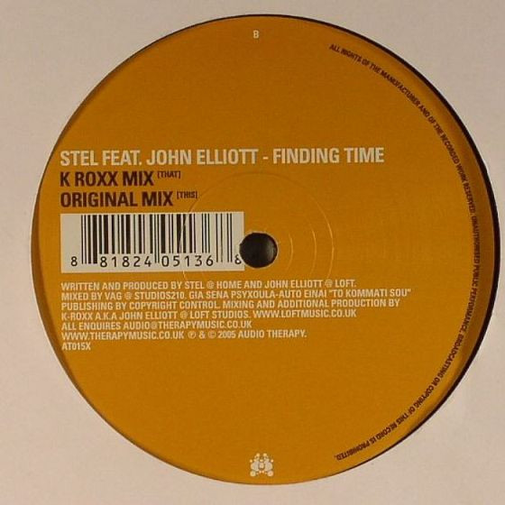Stel Feat. John Elliott - Finding Time | Audio Therapy (AT015X)