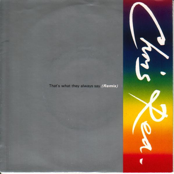 Chris Rea - That's What They Always Say (Remix) | WEA (246 515-7) - main