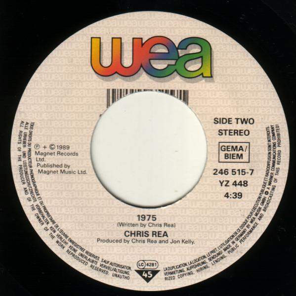 Chris Rea - That's What They Always Say (Remix) | WEA (246 515-7) - 4