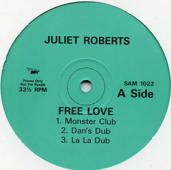 Juliet Roberts - Free Love | Slam Jam Records (SAM 1022)