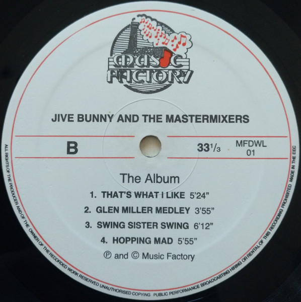 Jive Bunny And The Mastermixers - The Album | Music Factory (MFDWDL00 1) - 4 Jive Bunny And The Mastermixers - The Album | Music Factory (MFDWDL00 1) - 4