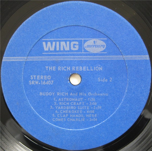 Buddy Rich And His Orchestra - The Rich Rebellion | Mercury Wing (SRW 16407) - 4 Buddy Rich And His Orchestra - The Rich Rebellion | Mercury Wing (SRW 16407) - 4