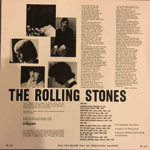 The Rolling Stones - The Rolling Stones, Now! | London Records (PS 420) - 2
