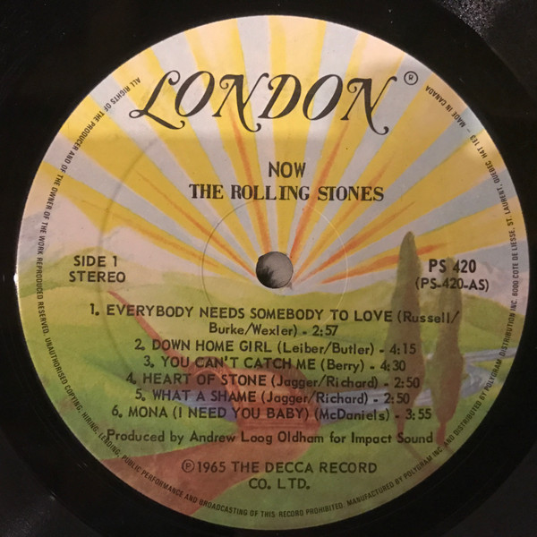 The Rolling Stones - The Rolling Stones, Now! | London Records (PS 420) - 3