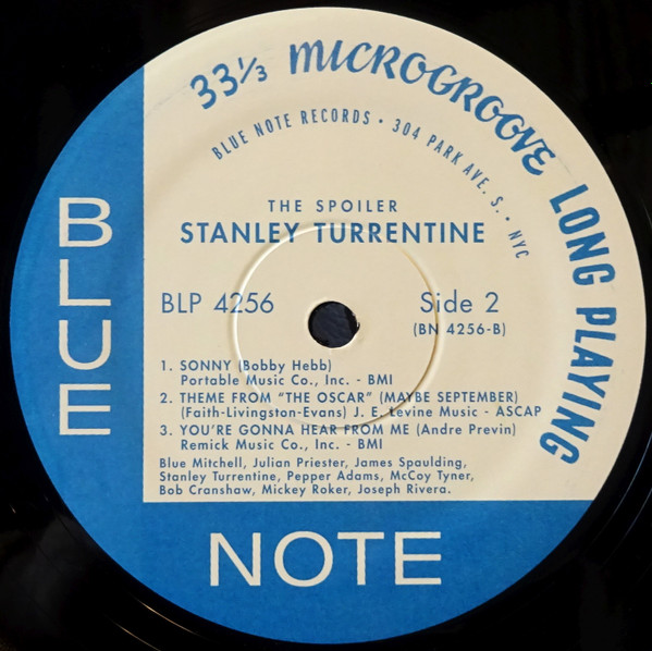 Stanley Turrentine - The Spoiler | Blue Note (BN 4256) - 4