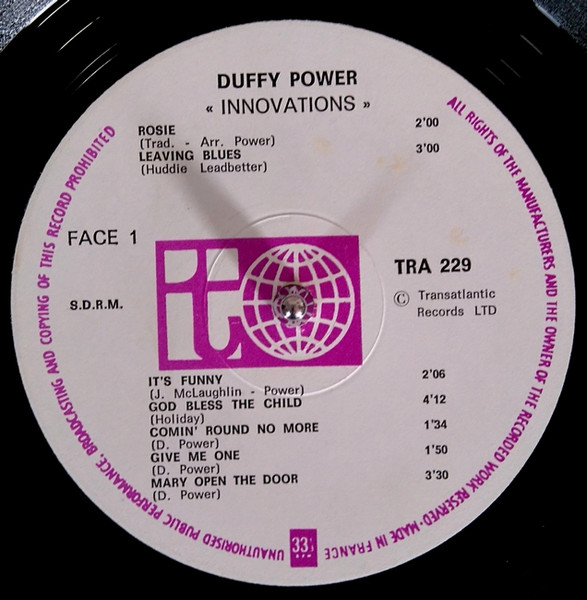 Duffy Power - Innovations | Transatlantic Records (TRA 229) - 4