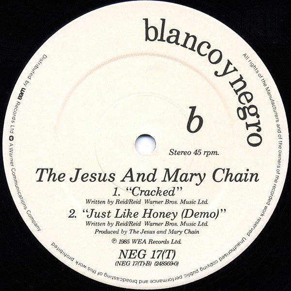 The Jesus And Mary Chain - Just Like Honey | Blanco Y Negro (NEG 17(T)) - 4 The Jesus And Mary Chain - Just Like Honey | Blanco Y Negro (NEG 17(T)) - 4