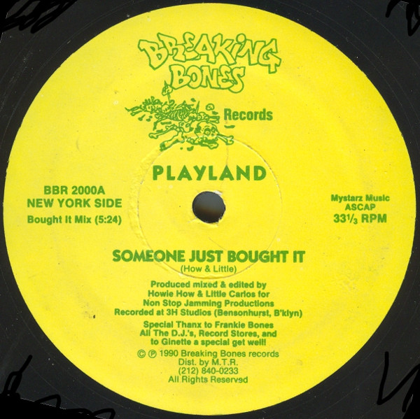 Playland - Someone Just Bought It | Breaking Bones Records (BBR 2000) Playland - Someone Just Bought It | Breaking Bones Records (BBR 2000)