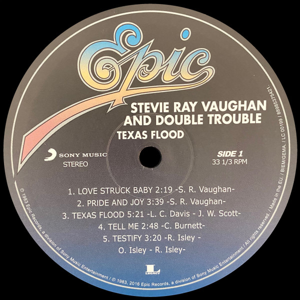Stevie Ray Vaughan And Double Trouble - Texas Flood | Epic (88985375421) - 3