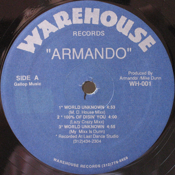 Armando - Land Of Confusion (Remix) | Warehouse Records (WH-001) - 2