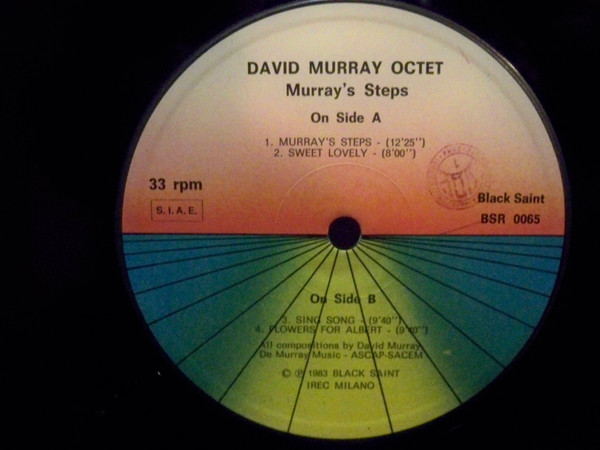 David Murray Octet - Murray's Steps | Black Saint (BSR 0065) - 3 David Murray Octet - Murray's Steps | Black Saint (BSR 0065) - 3