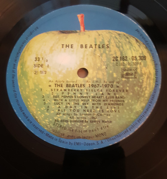 The Beatles - 1967-1970 | Apple Records (2 C 162-05309/10) - 2