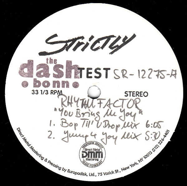 Rhythm Factor - You Bring Me Joy | Strictly Rhythm (SR12275)