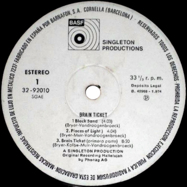 Brainticket - Cottonwoodhill | BASF (32-92010) - 2